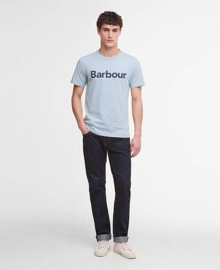 T-shirt Logo Mineral Blue T-shirt Logo Mineral Blue
