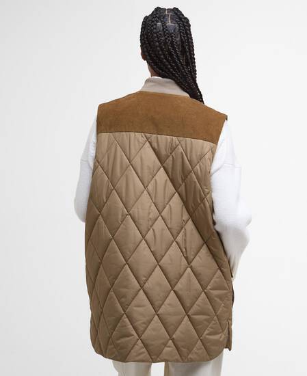 Gilet Lydia Military Brown/Ancient Tartan Gilet Lydia Military Brown/Ancient Tartan