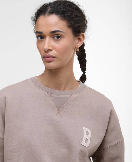 Elisha Logo Sweatshirt Military Brown