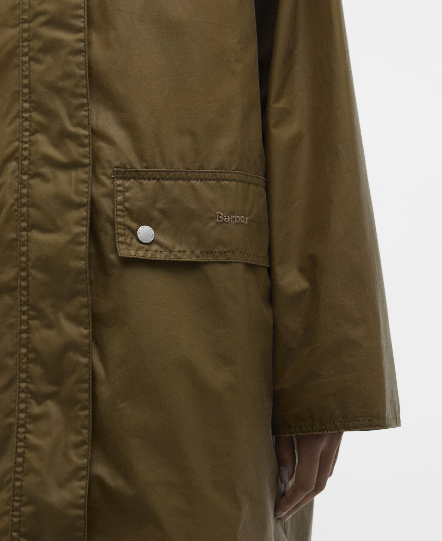Giacca cerata Wren Sand/Navy Gingham Check