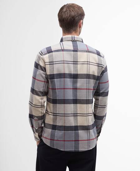 Edderton Tailored Long-Sleeved Shirt Dress Tartan