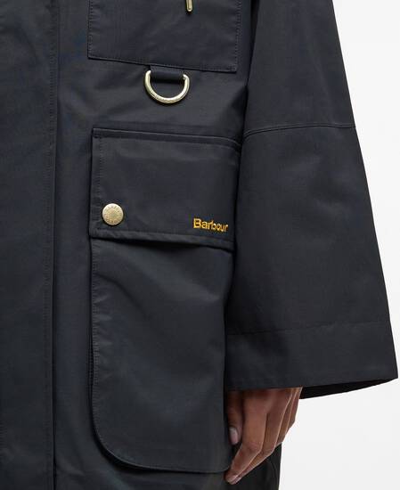 Arla Waterproof Jacket Black/Classic Tartan