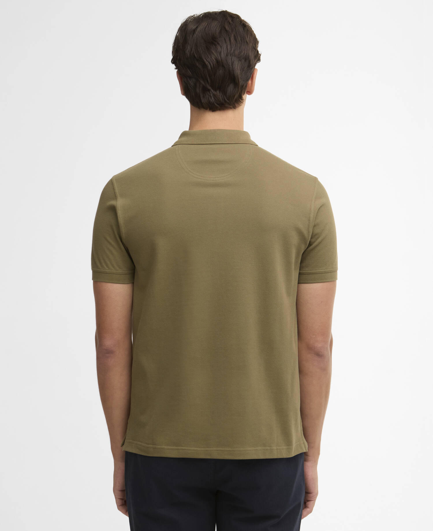 Poloshirt Pima Cotton Tailored Olive image number 2