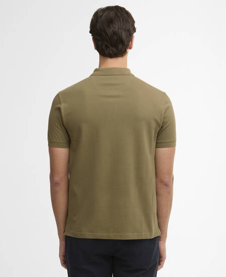 Pima Cotton Tailored Polo Olive