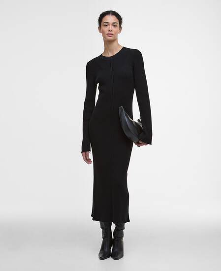 Abito midi in maglia Anastasia Black