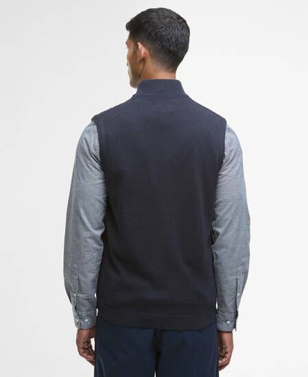 Dryburn Knitted Gilet Navy