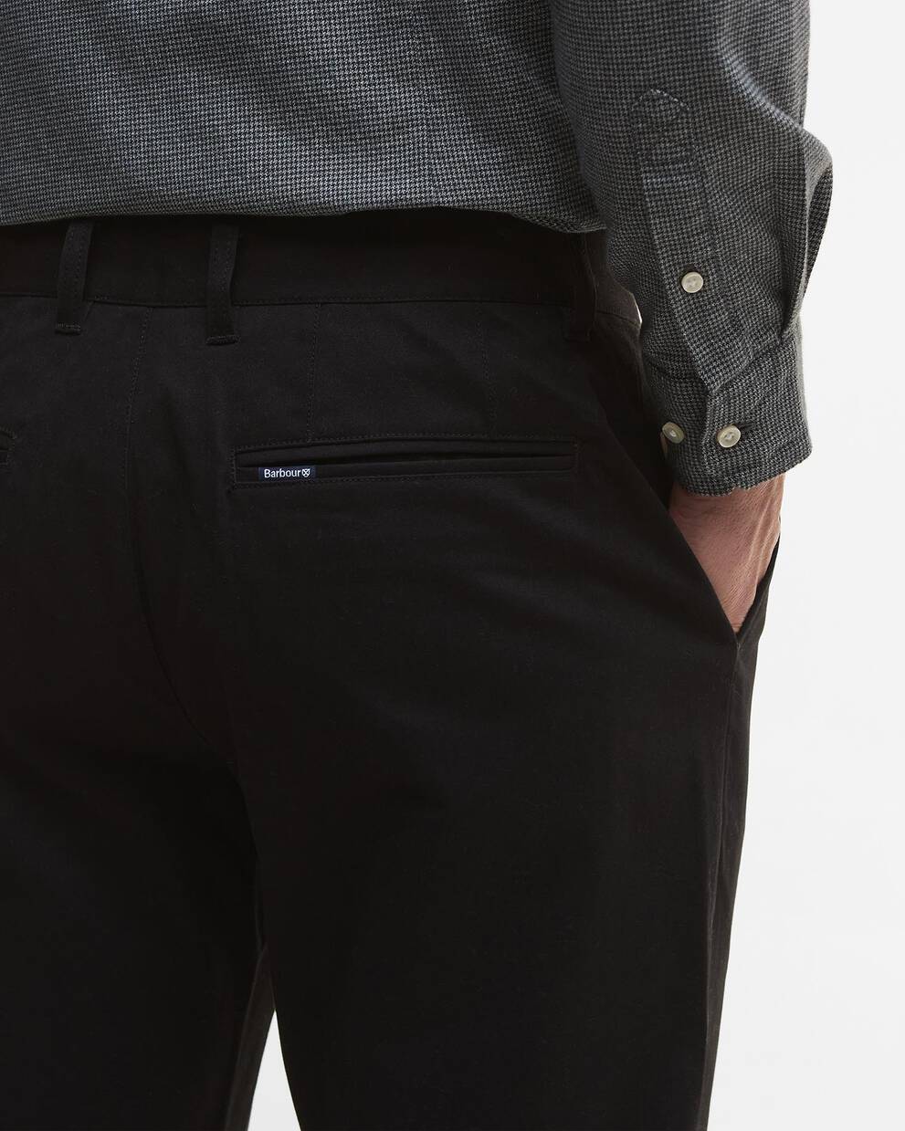 Suede Sateen Tailored Trousers