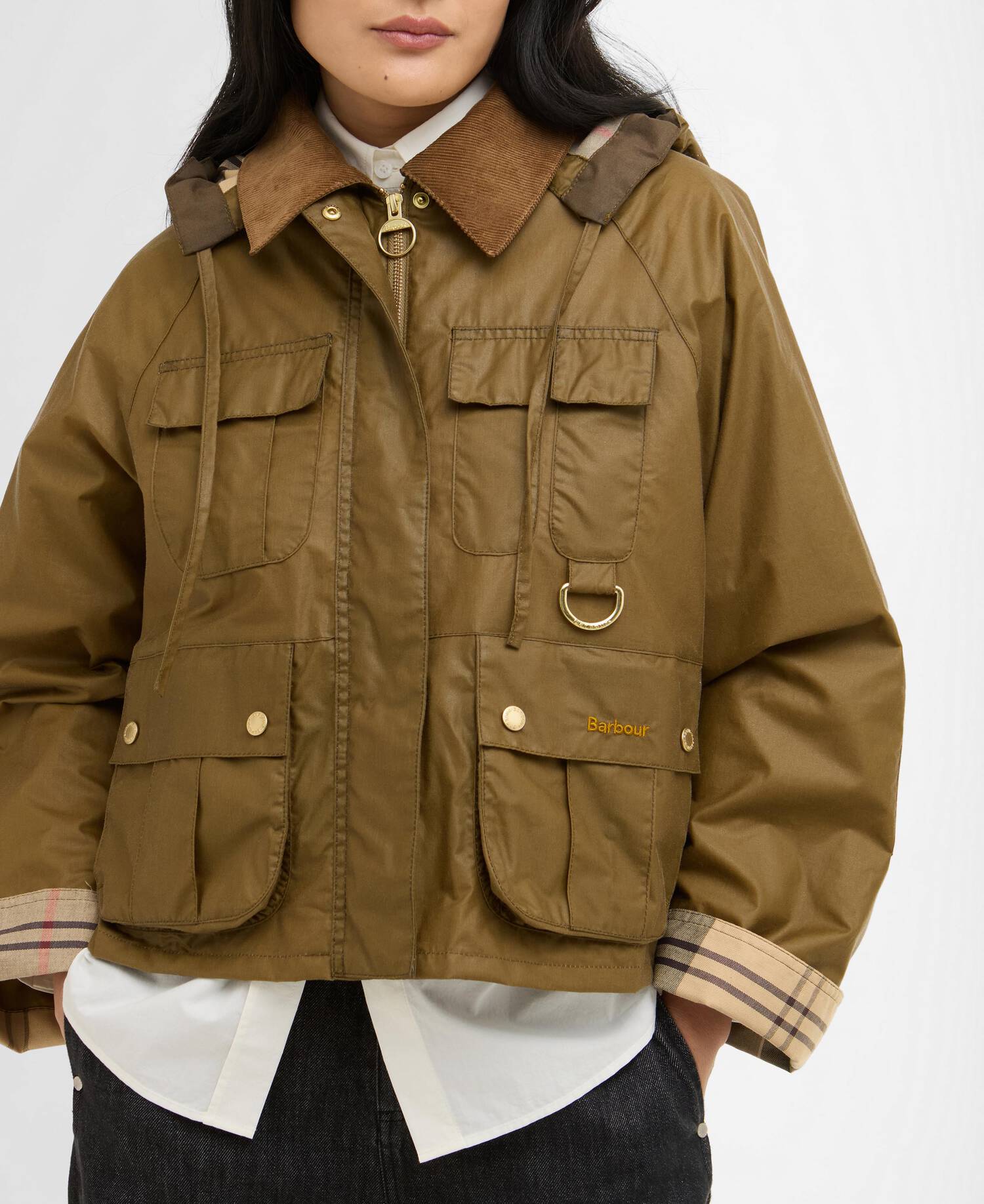 Liza Waxed Jacket Sand/Dress image number 3