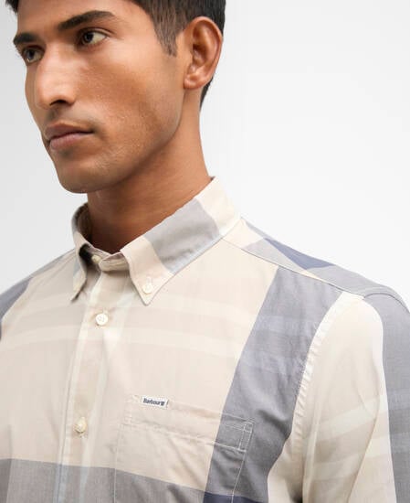 Harris Tailored Long-Sleeved Shirt Oban Mist Tartan