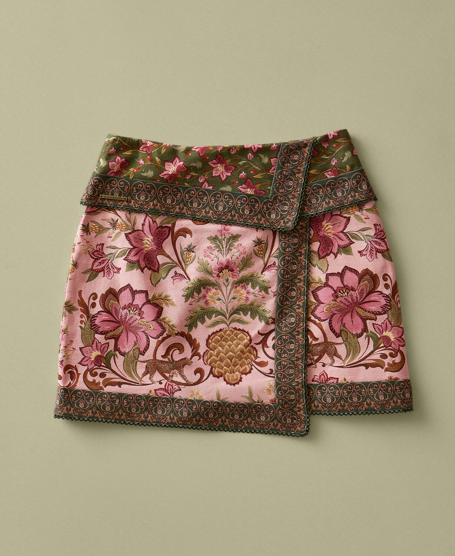 Barbour FARM Rio Thais Mini Skirt Tropical Print image number 0