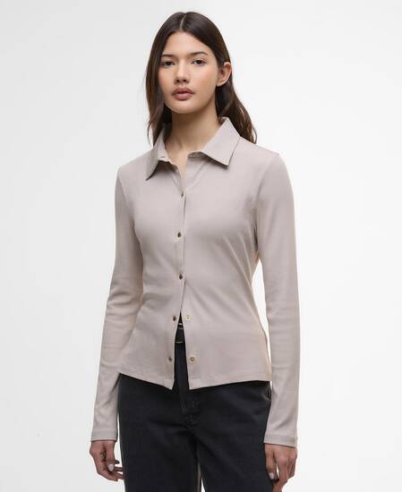 Langarmshirt Chloe Ribbed Oat