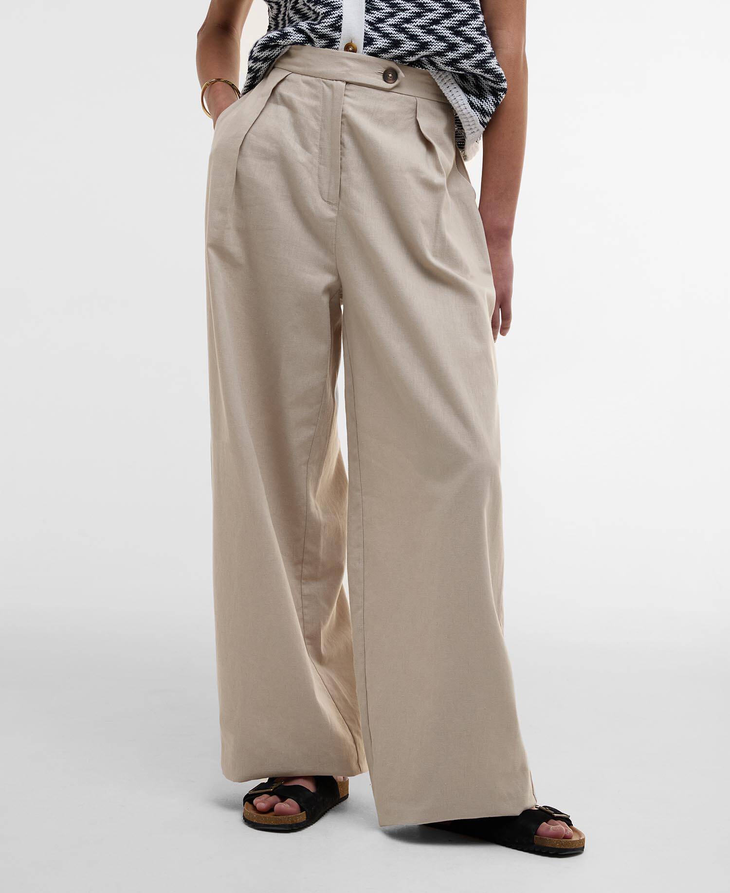 Lucy Wide-Leg Trousers image number 1