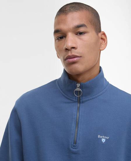 Rosford Half-Zip Sweatshirt Dark Denim