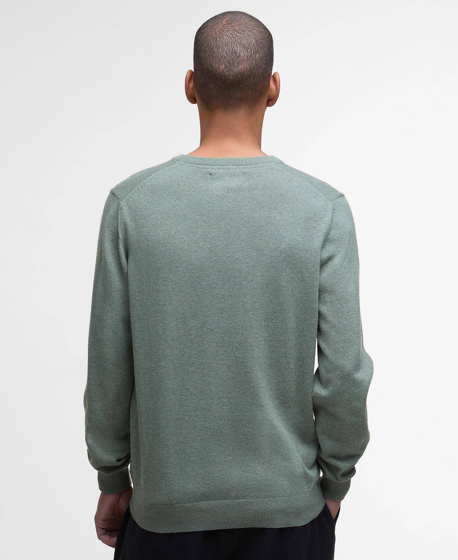 Pima Cotton Crew Neck Jumper image number 2