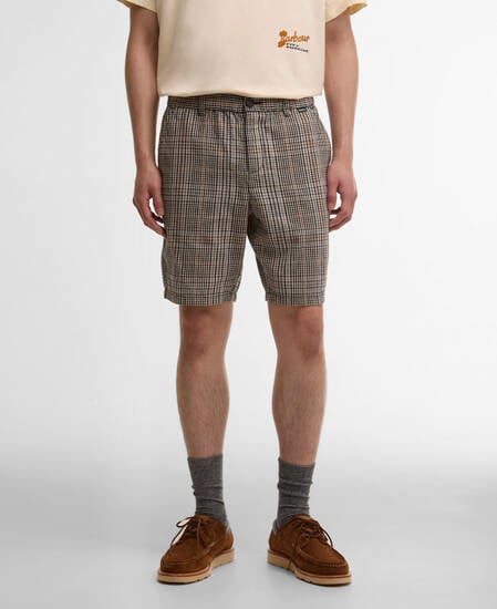 Fife Checked Short Neutral