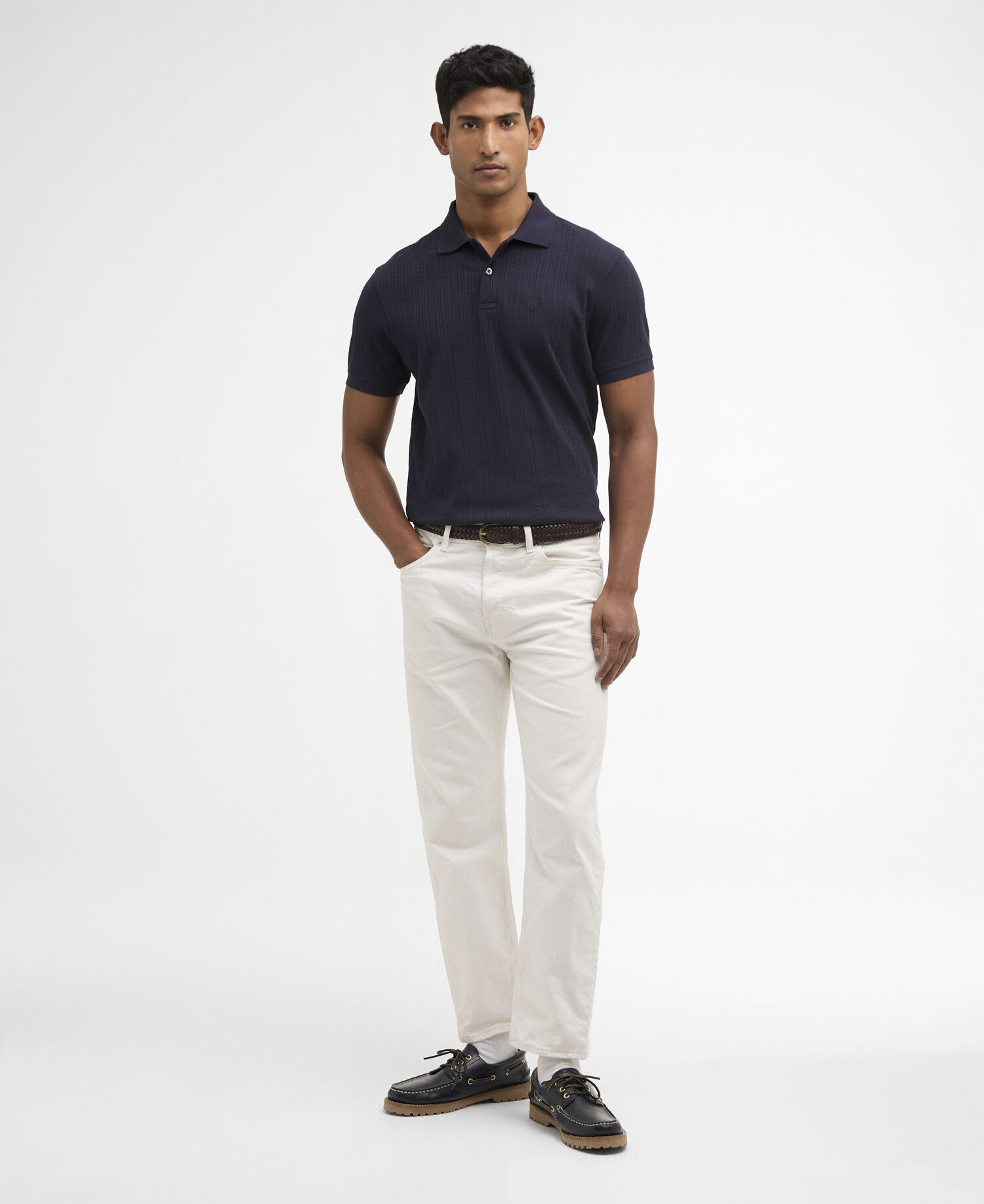 Harwell Tailored Polo Shirt Navy