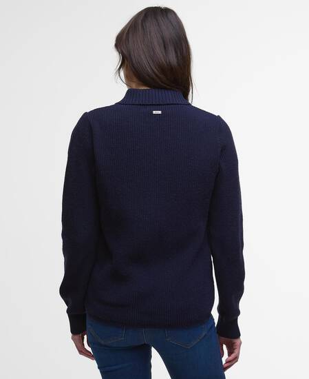 Allendale Quilted Jumper Navy