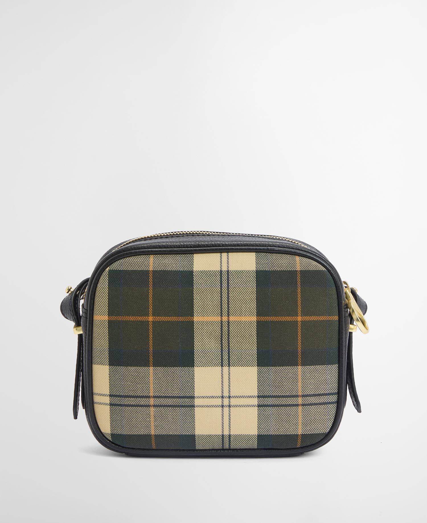 Borsa a tracolla con motivo tartan Daphne image number 1