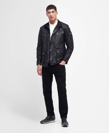 Duke Waxed Jacket Classic Black