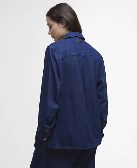 Arla Denim Overshirt Rinse Wash Arla Denim Overshirt Rinse Wash