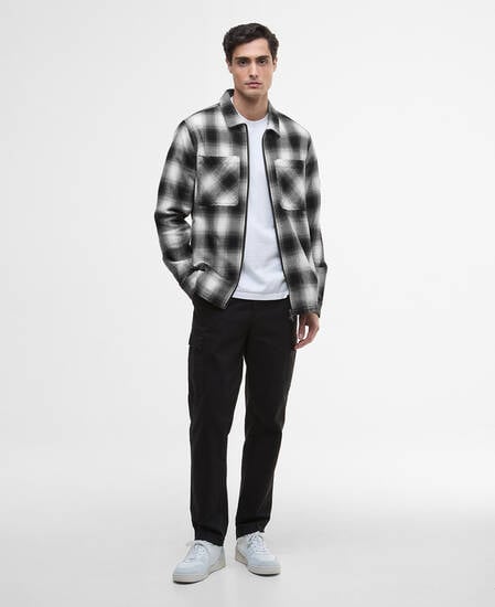 Carlisle Tartan Overshirt Black