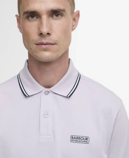 Evan Short-Sleeved Polo Shirt Thistle