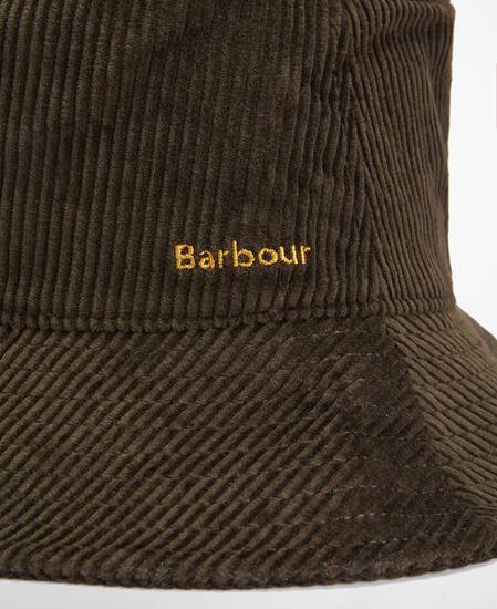 Ebberston Cord Bucket Hat Olive