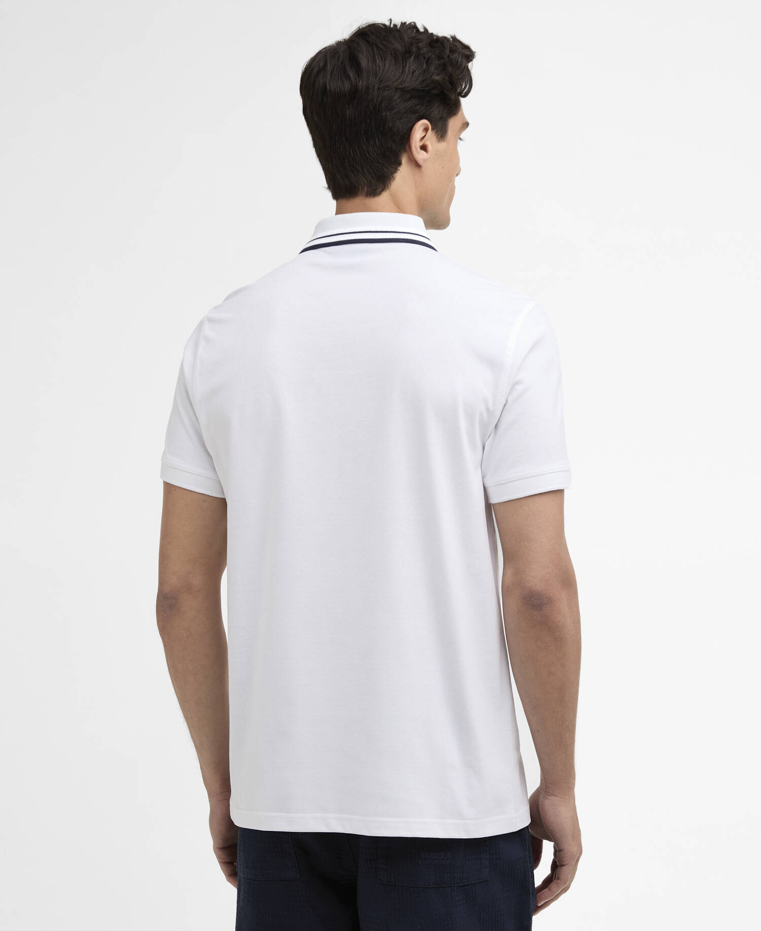 Poloshirt Burnwood Tipped White image number 2