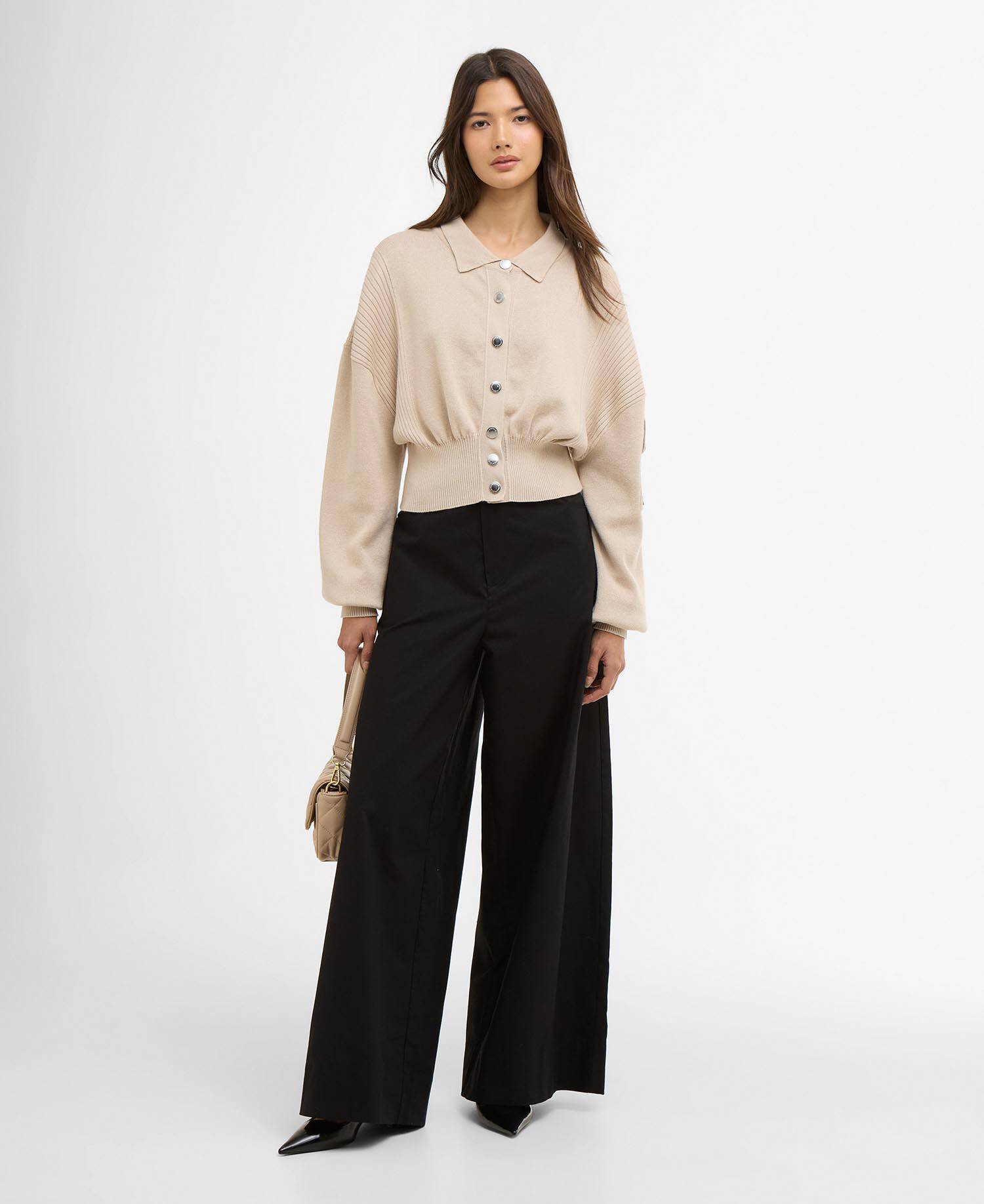 Gigi Knitted Bomber Cement image number 1