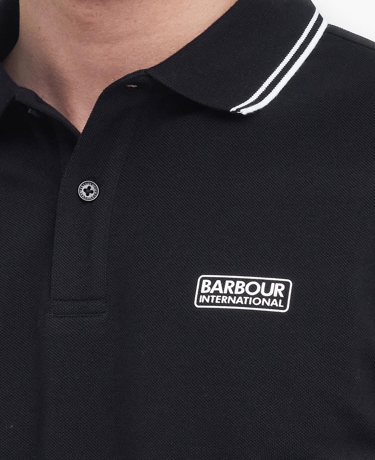 Evan Short-Sleeved Polo Shirt Classic Black