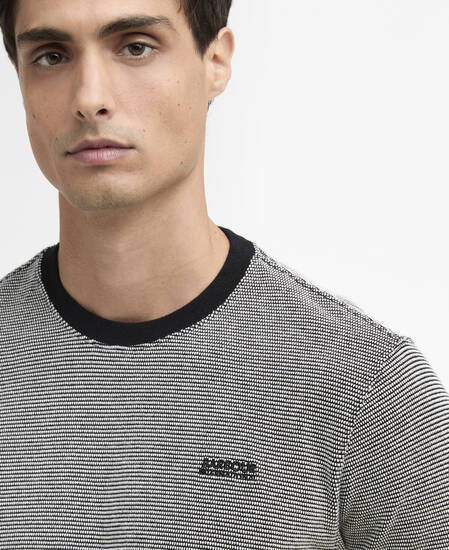 T-shirt testurizzata Halls Black