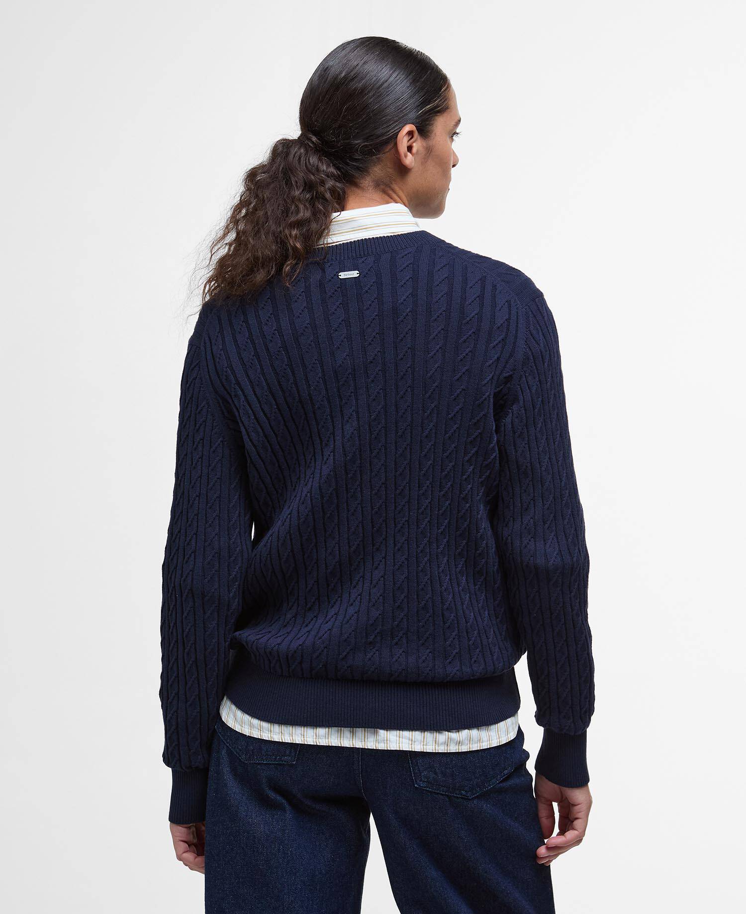 Hartland Crew Neck Jumper Classic Navy image number 2