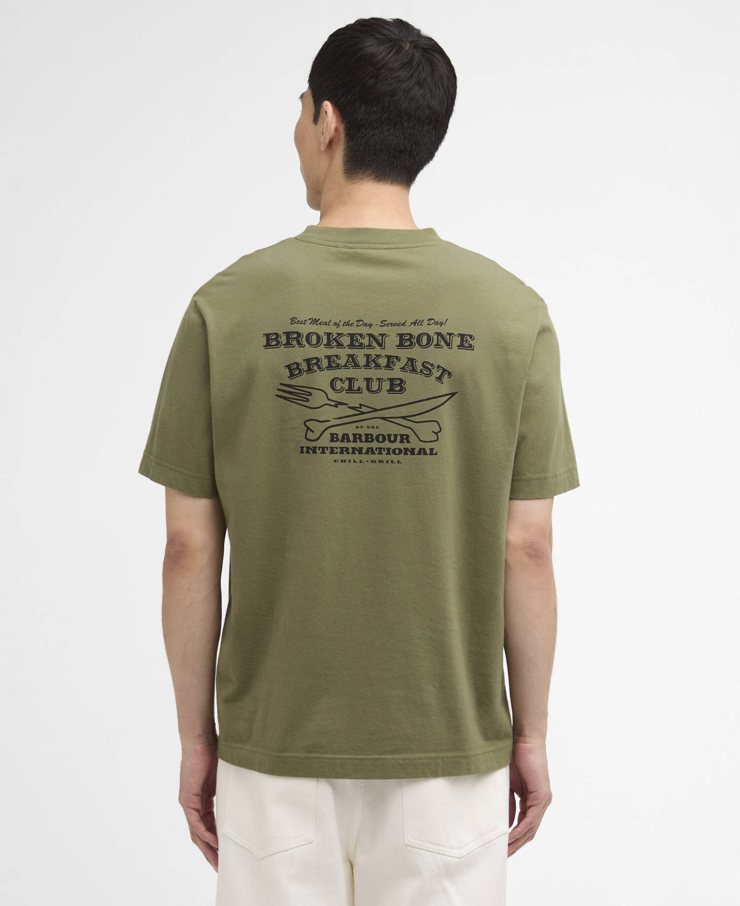 T-Shirt Staithes Graphic Olvine image number 2