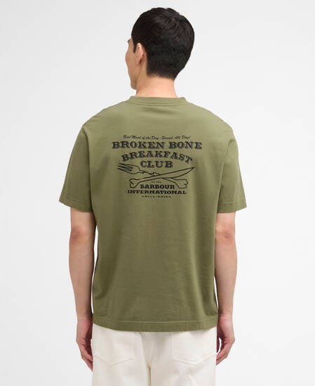 T-Shirt Staithes Graphic Olvine