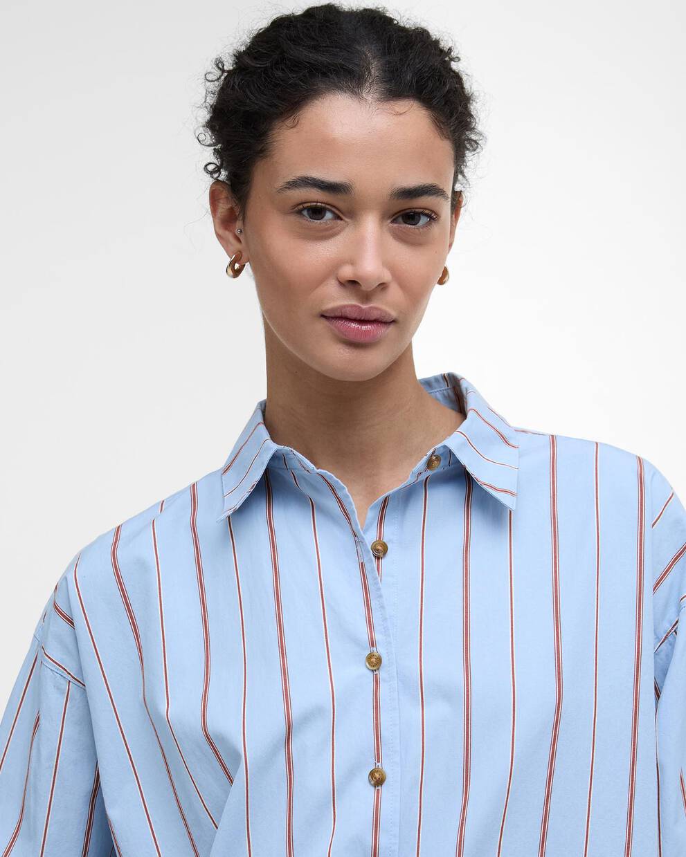 Saffron Striped Relaxed Shirt