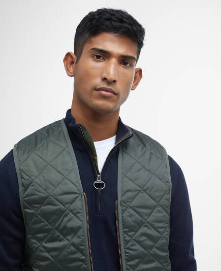 Quilted Zip-In Liner Olive-Classic