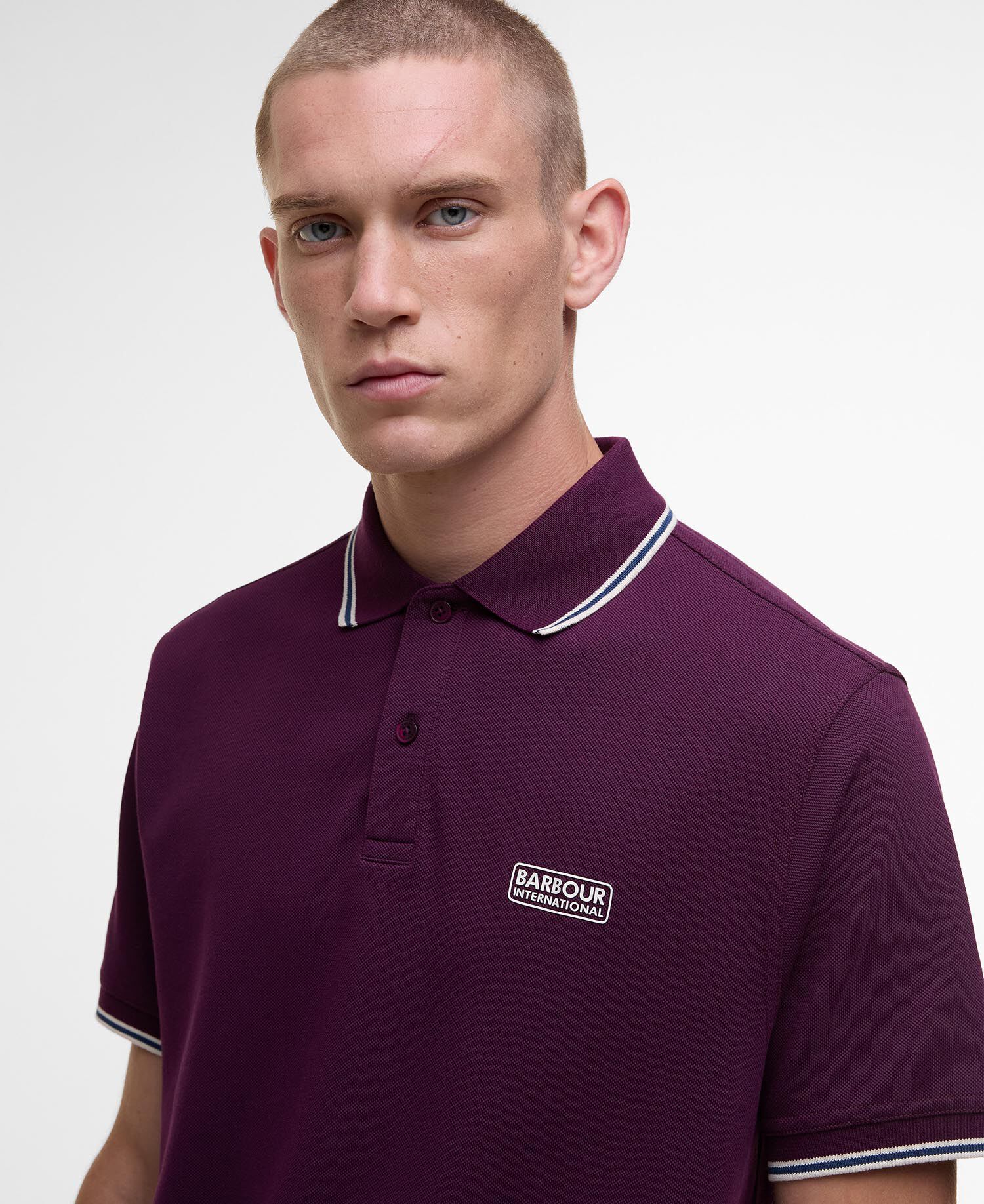 Evan Short-Sleeved Polo Shirt Potent Merlot