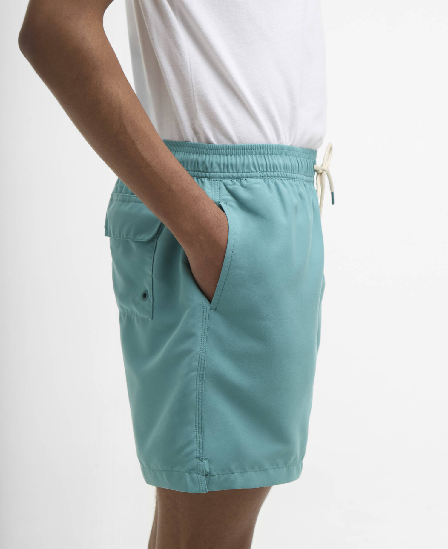 Logo Swim Shorts Light Teal image number 3