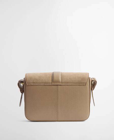 Rosa Suede & Leather Crossbody Bag Sand