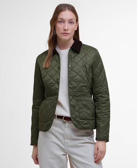 Deveron Polarquilt Jacket Olive-Pearl