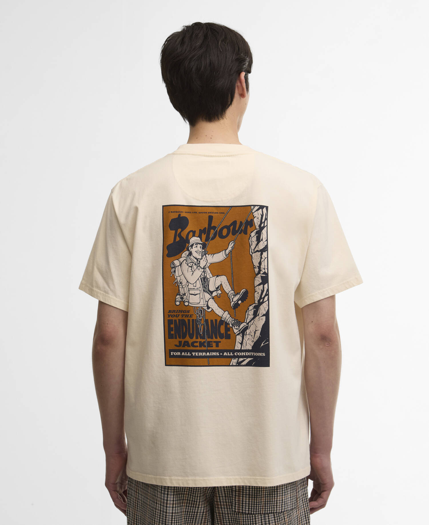 T-shirt oversize con stampa Terrain Neutral image number 2