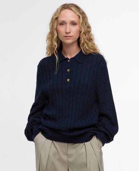 Evie Knitted Jumper Navy
