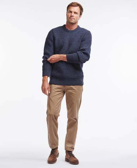 New Tyne Crew Neck Jumper Denim