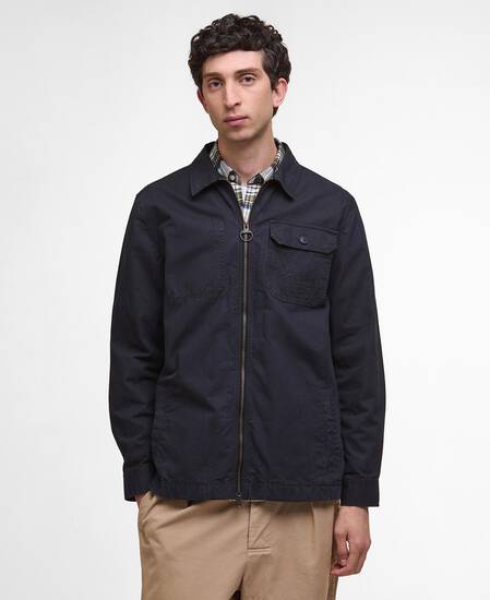 Harton Relaxed Overshirt Dark Navy