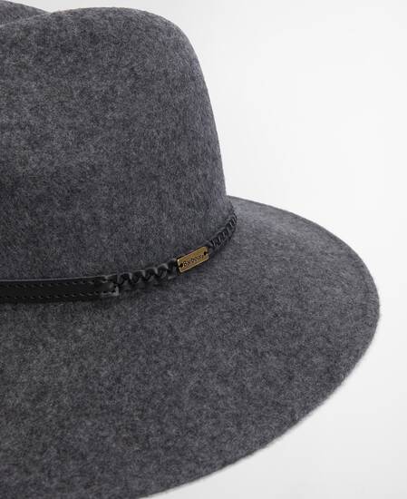 Tack Fedora Charcoal Grey