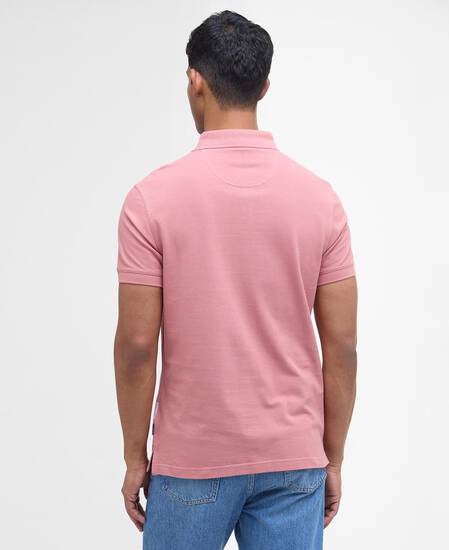 Blaine Tartan Short-Sleeved Polo Shirt Earth Pink