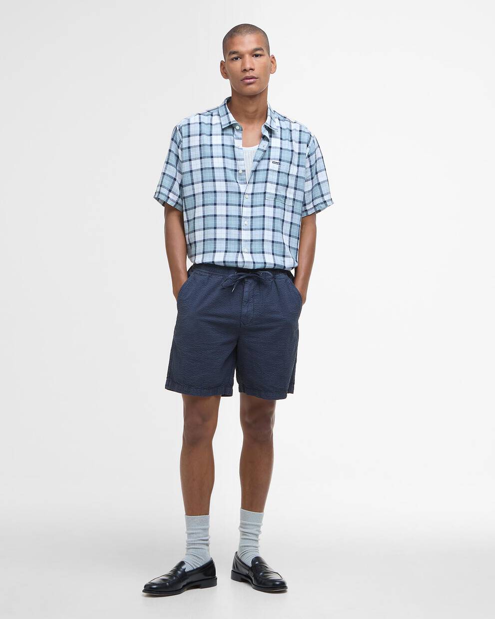 Midfield Tartan Regular Short-Sleeved Shirt