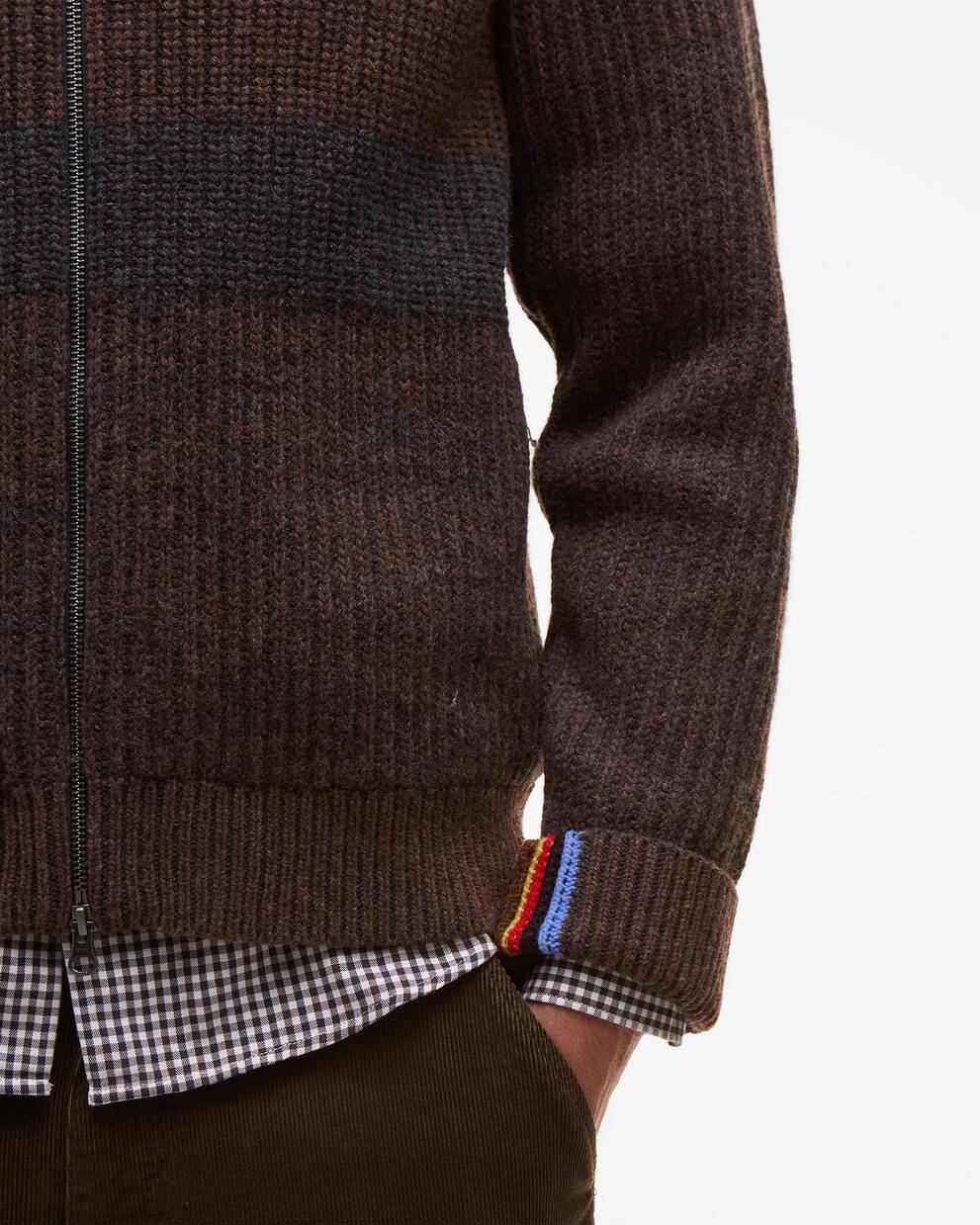 Paul Smith loves Barbour Knitted Bomber Jacket