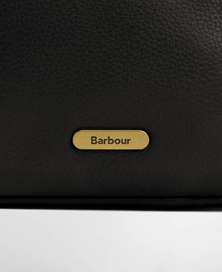Borsa a secchiello in pelle Cedar Black