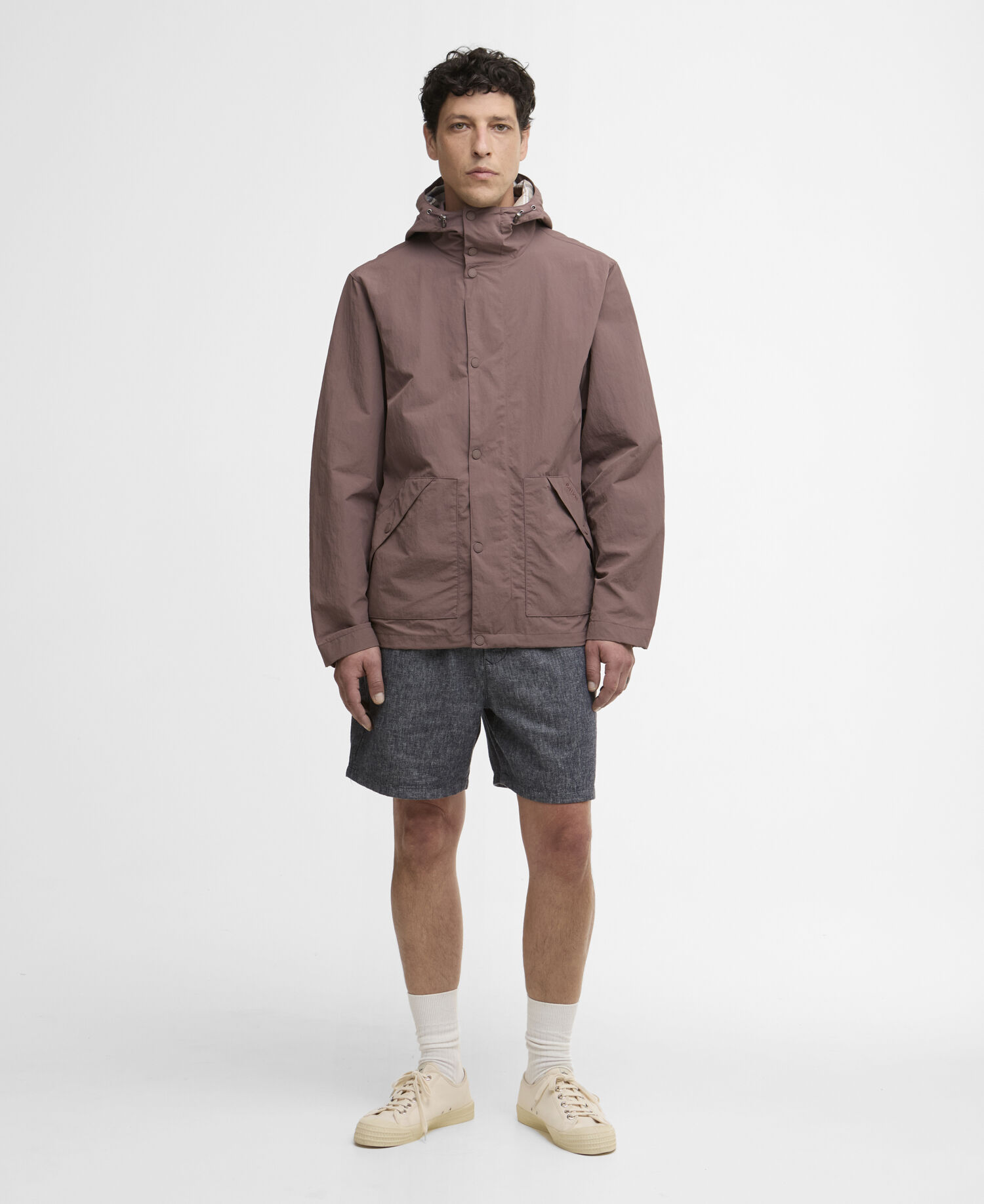 Jacke Baywick Showerproof Peppercorn